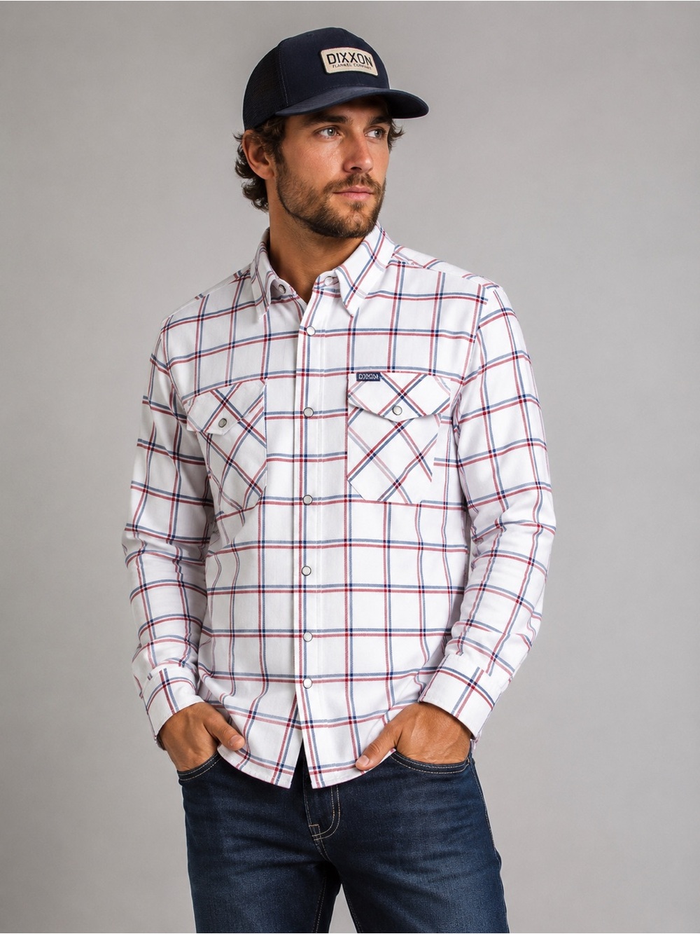 Dixxon Flannel Co Cross Check Hockey Limited Edition Plaid Shirt Mens Size XS